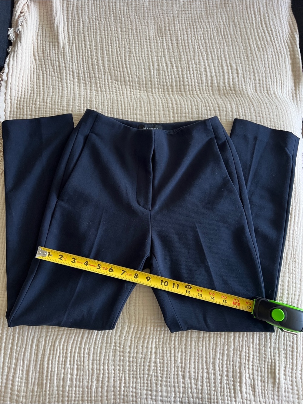Club Monaco Navy Tailored Dress Pants - Picture 9 of 14